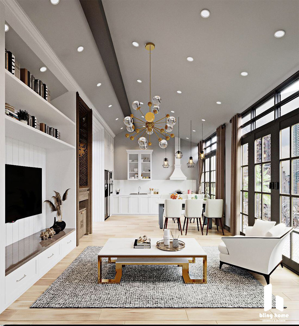 Thiết kế thi công Căn hộ – Chung cư Chị Phương