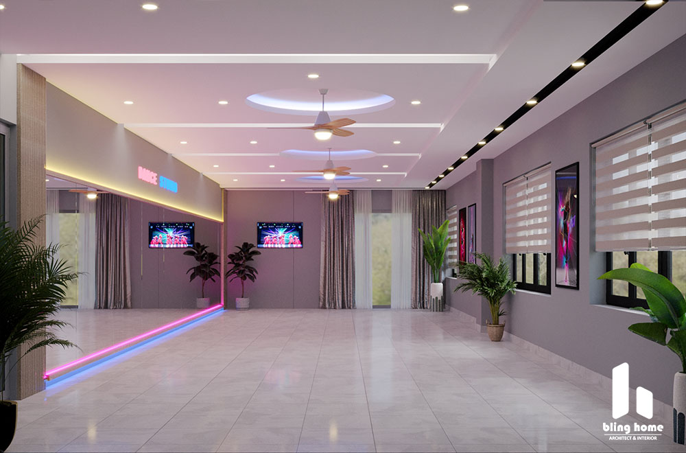 Thiết kế thi công Phòng tập Yoga