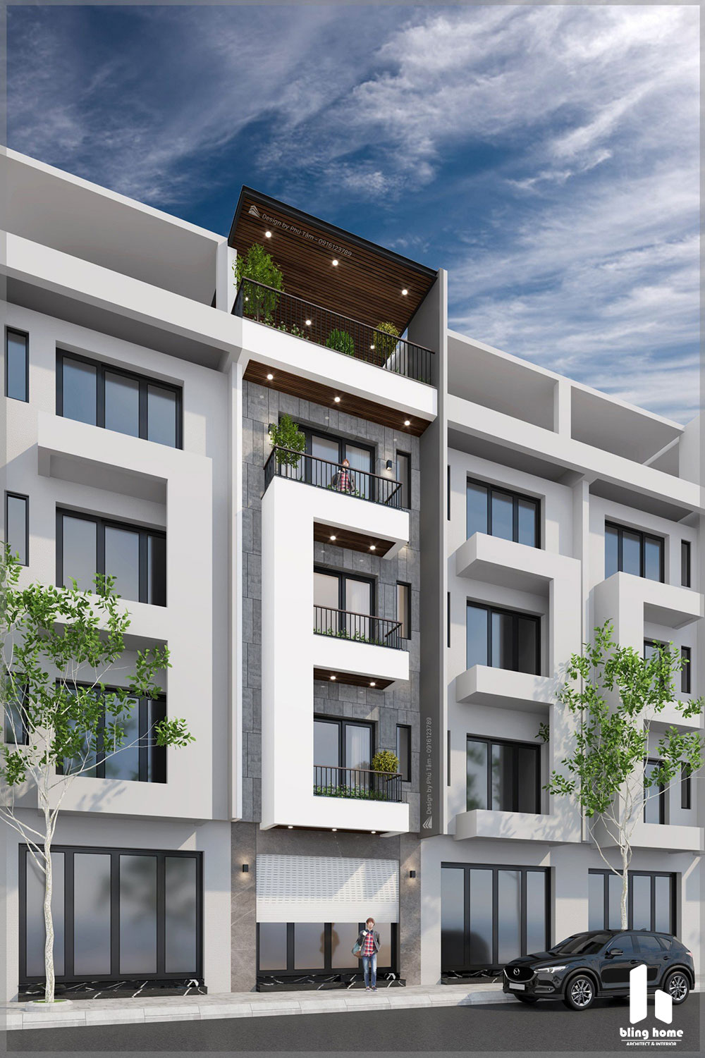 Thiết kế Nhà phố Thái Bình