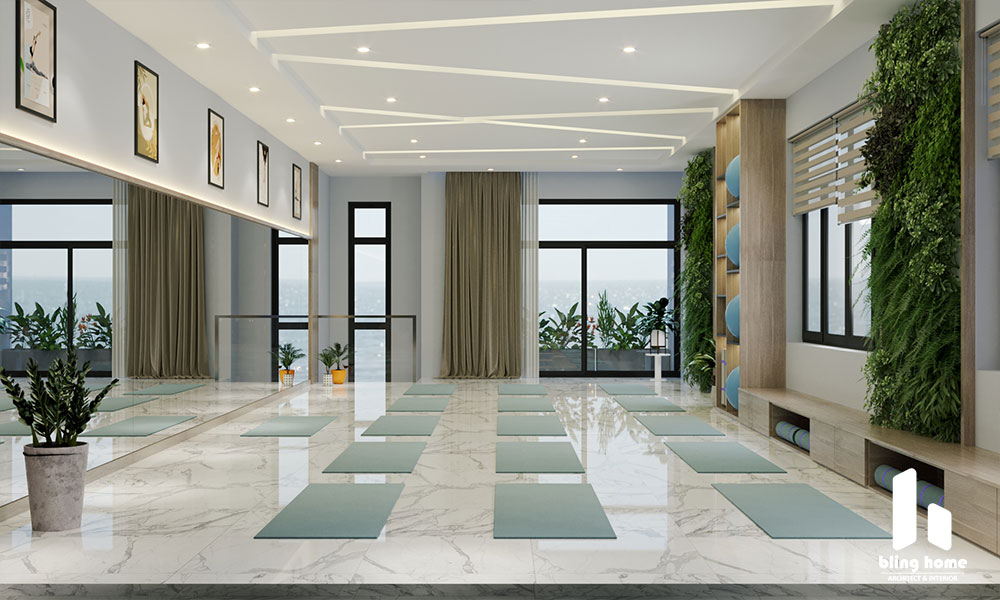 Thiết kế thi công Phòng tập Yoga