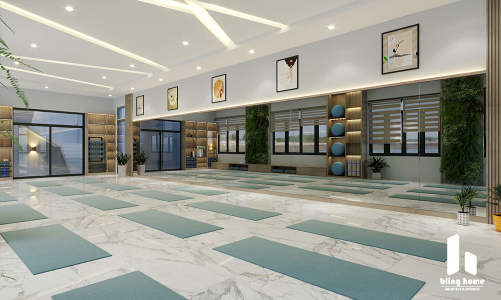 Thiết kế thi công Phòng tập Yoga