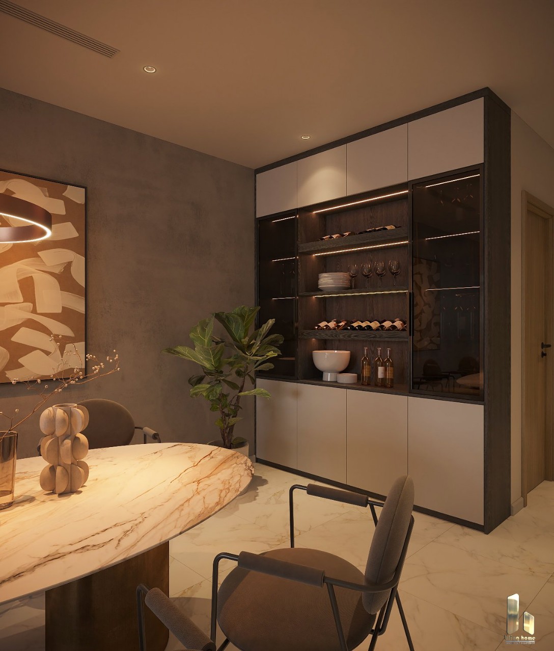 Thiết kế căn hộ mẫu chung cư Capital Elite 18 phạm hùng