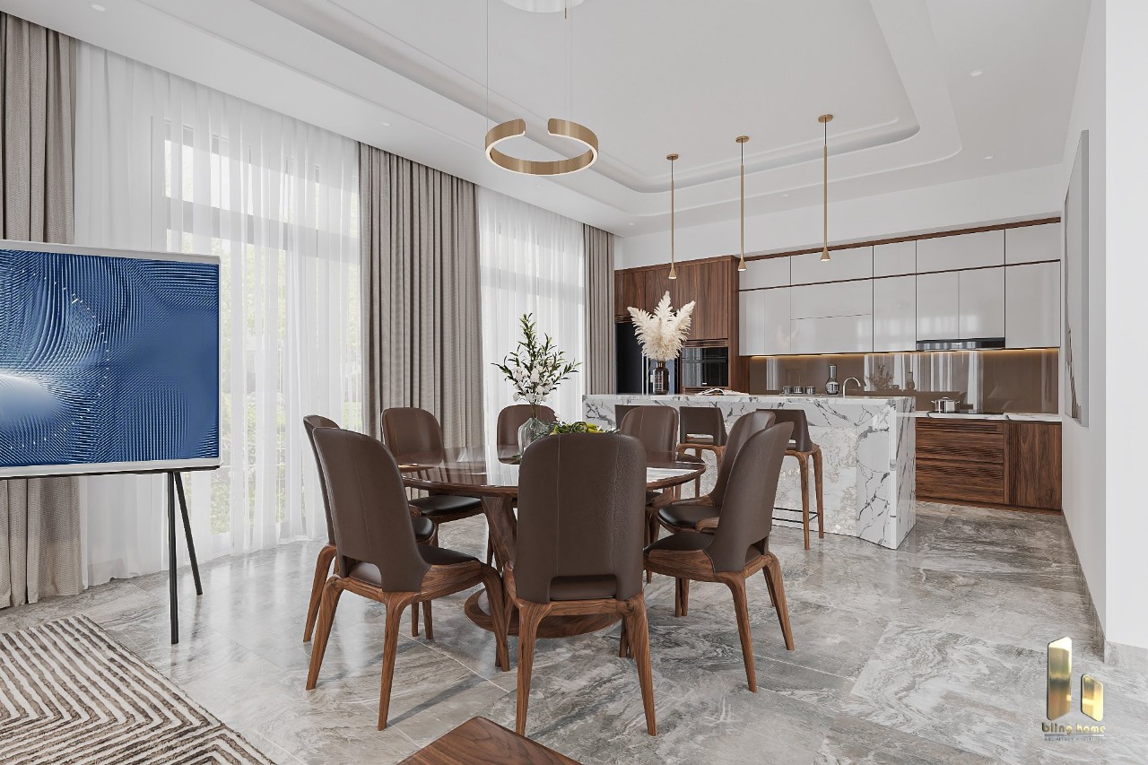 Thiết kế, thi công nội thất biệt thự FLC Hạ Long