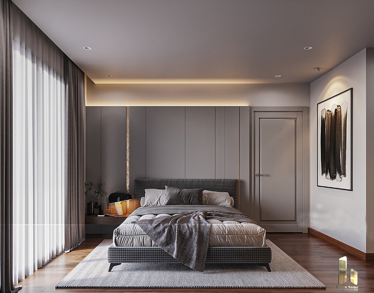 Thiết kế, thi công căn hộ chung cư Golden palm.