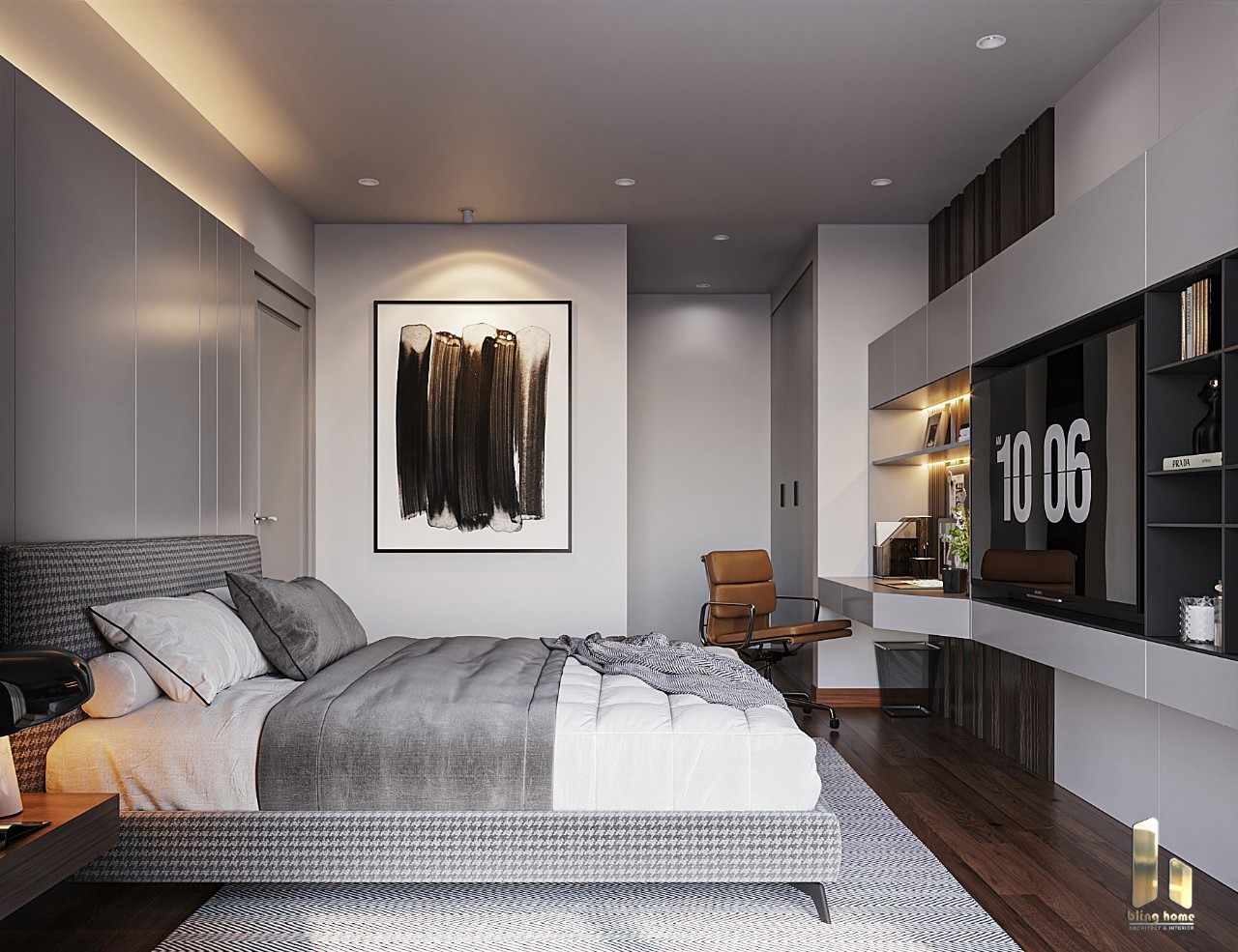 Thiết kế, thi công căn hộ chung cư Golden palm.