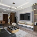 Thiết kế, thi công căn hộ chung cư Golden palm.